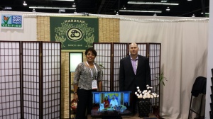 Jon Tanklage, president of Marukan, and his menthe sales executive Esther Hawksley worked side-by-side the first six months she was with Marukan